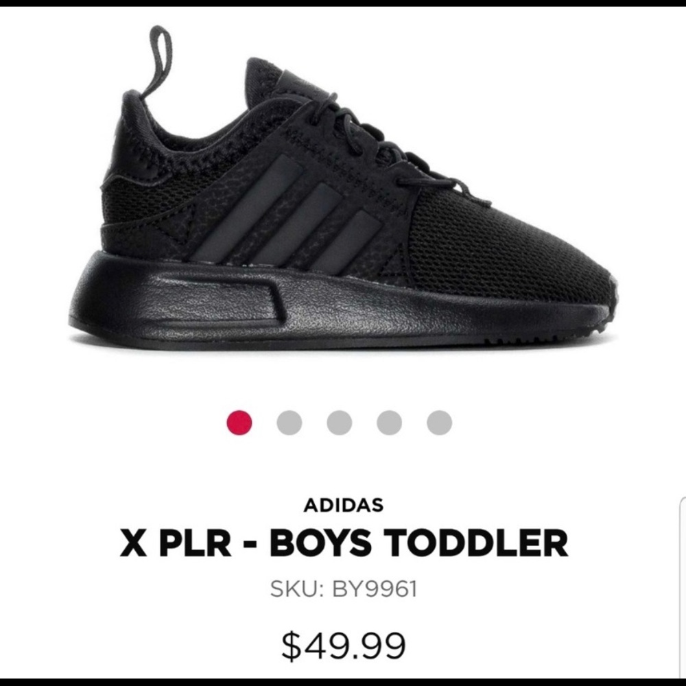 Adidas Toddler Black Shoes